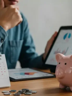 Thoughtful person analyzing financial charts for retirement planning in 2026 amidst inflation.