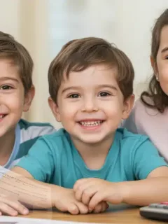 Happy family with two children, symbolizing the benefits of the Child Tax Credit.
