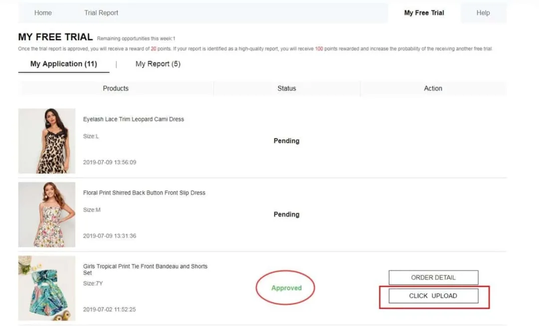 SHEIN FREE TRIAL