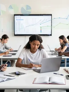 High school students preparing for new standardized tests in 2026