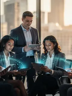 Diverse U.S. learners gaining skills with micro-credentials for career advancement.