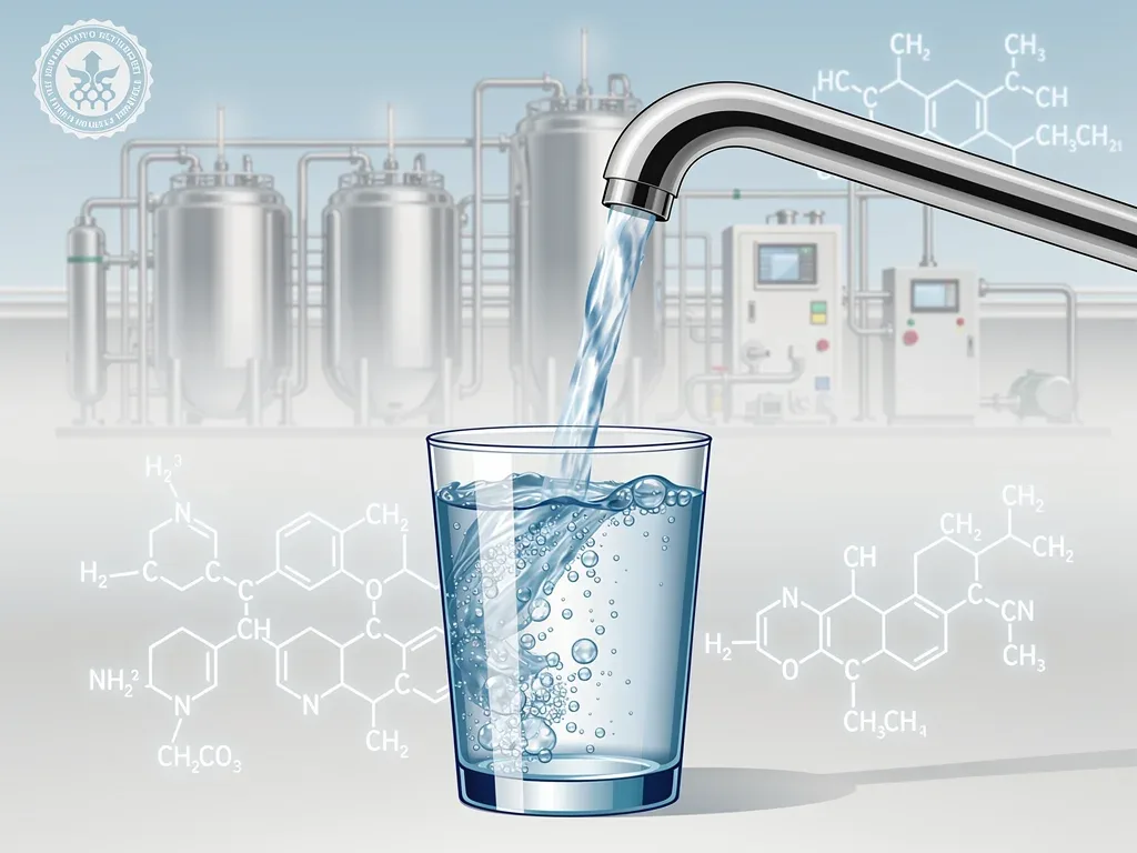 Clean drinking water flowing from a tap, symbolizing new EPA regulations.