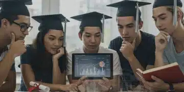 Students discussing federal student loan forgiveness programs in 2026