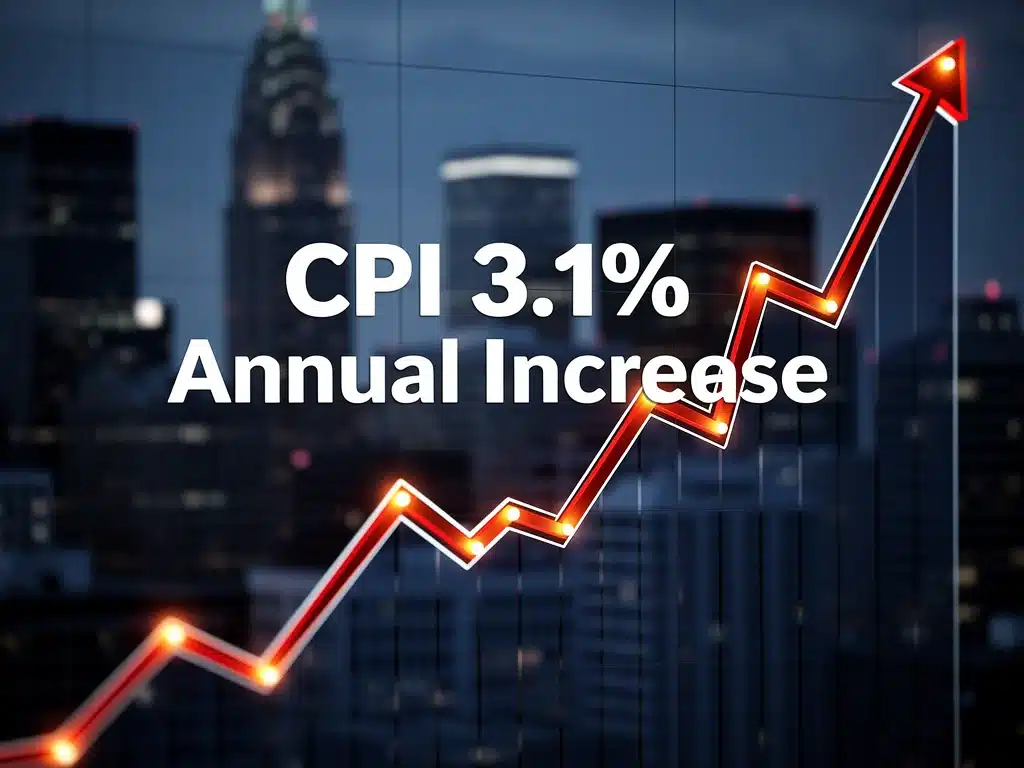 Inflation Watch: CPI Up 3.1% Annually in Latest U.S. Report