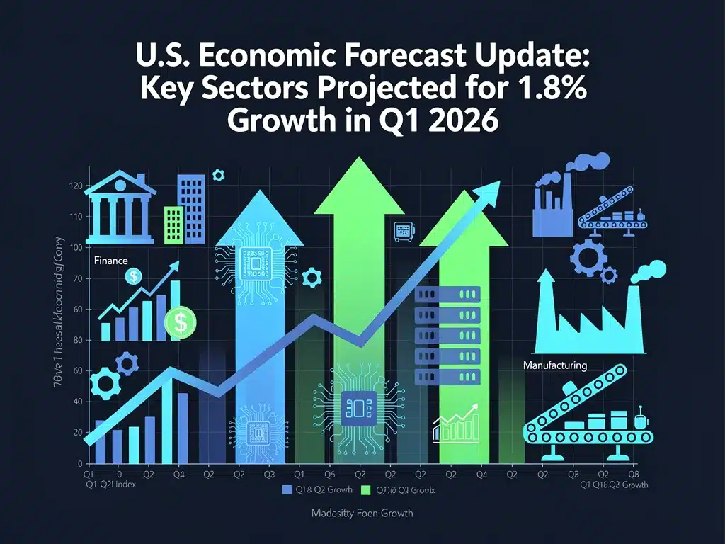 U.S. Economic Forecast: 1.8% Growth in Q1 2026 for Key Sectors