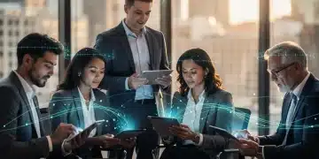 Diverse U.S. learners gaining skills with micro-credentials for career advancement.